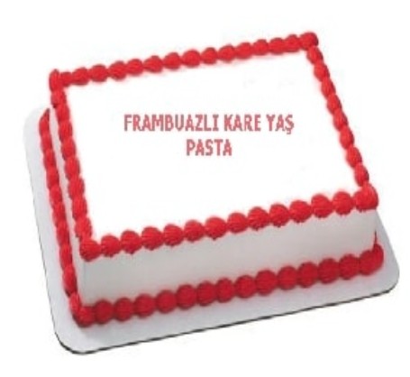 Hafif Dokusuyla 25 Kişilik Frambuazlı Pasta