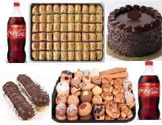 Tatlı Krizine Son Büyük Karışık Tatlı Paketi ve 2 Litre Soğuk İçecek